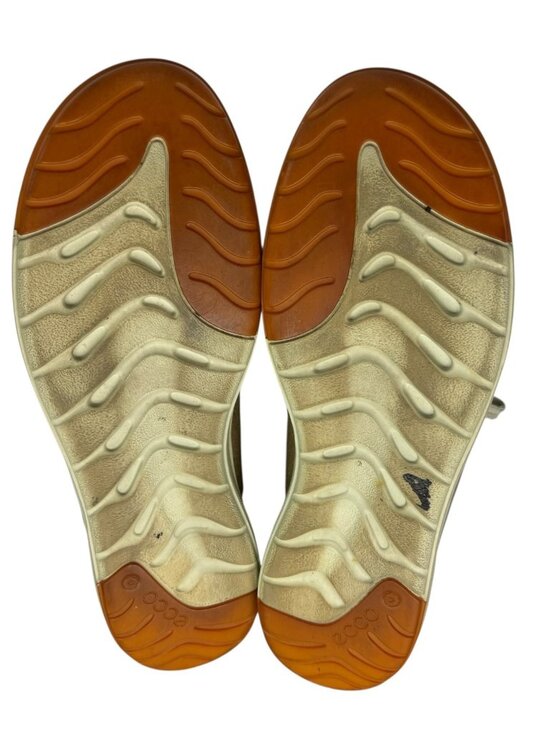 Ecco Leather Comfort Low Top Golf Shoes Sneakers Tan Men\'s Size 43 EU 10 US main image 7